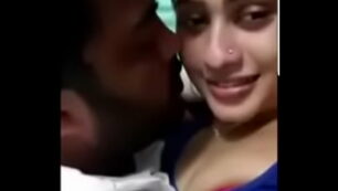 desi wife kissing and romance